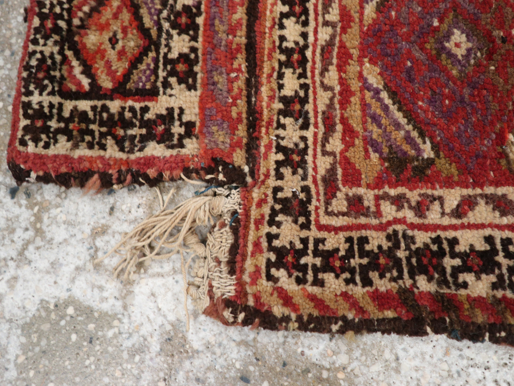 Vintage Persian Kurdish Salt Bag (Namakdan), No.24352 - Gss