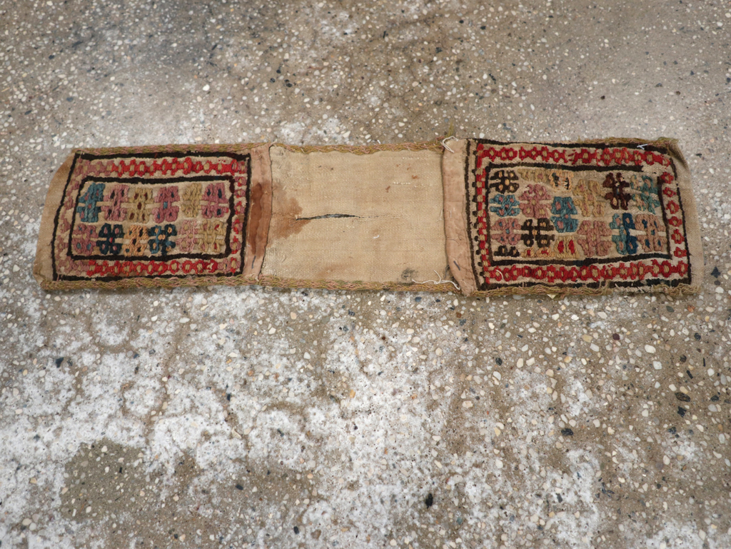 Vintage Persian Saddlebag (Khorjin), No.24354 - Gss