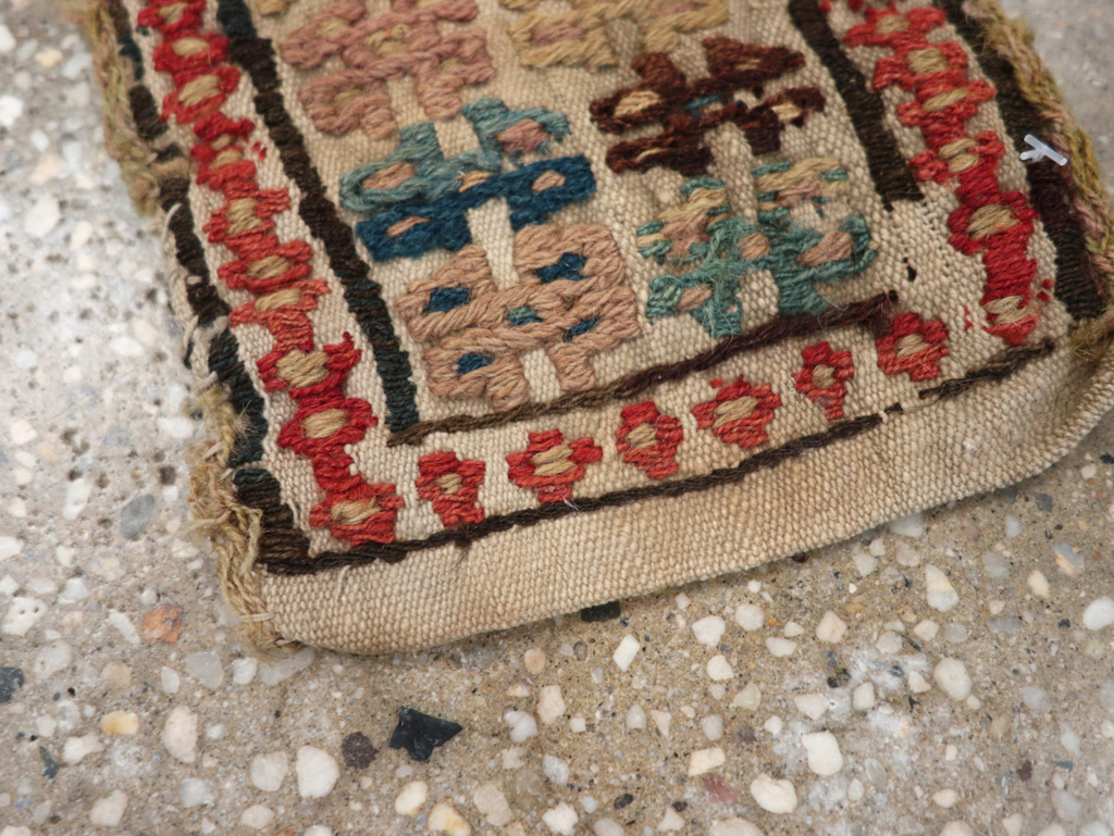 Vintage Persian Saddlebag (Khorjin), No.24354 - Gss