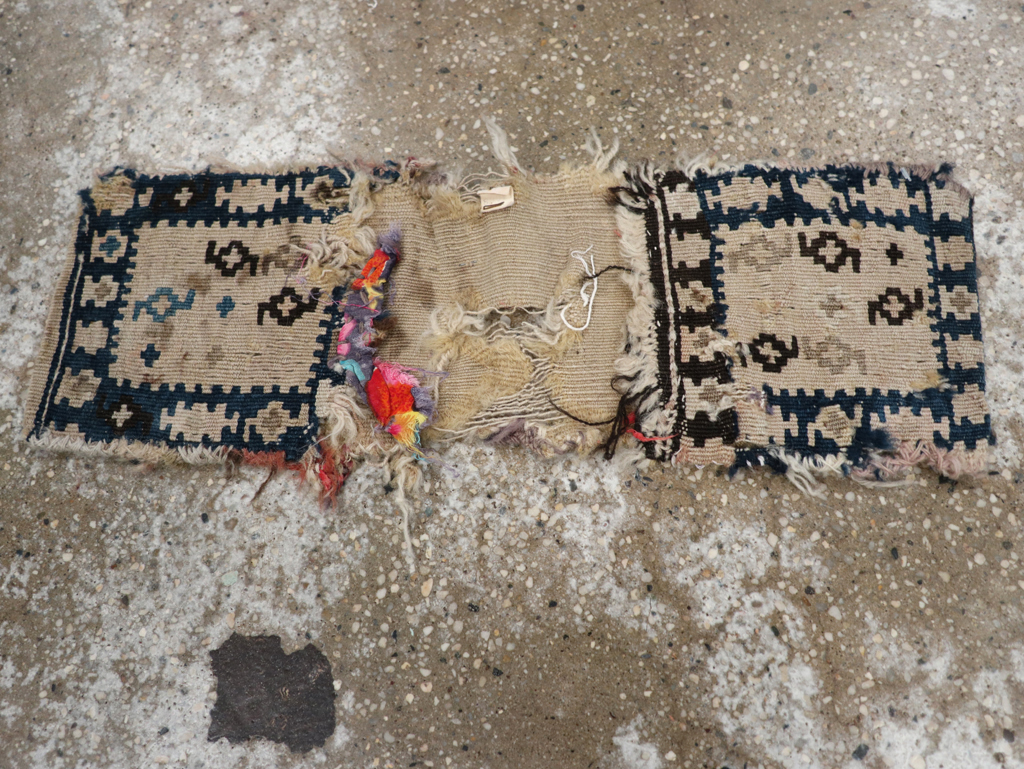 Vintage Persian Saddlebag (Khorjin), No.24356 - Gss