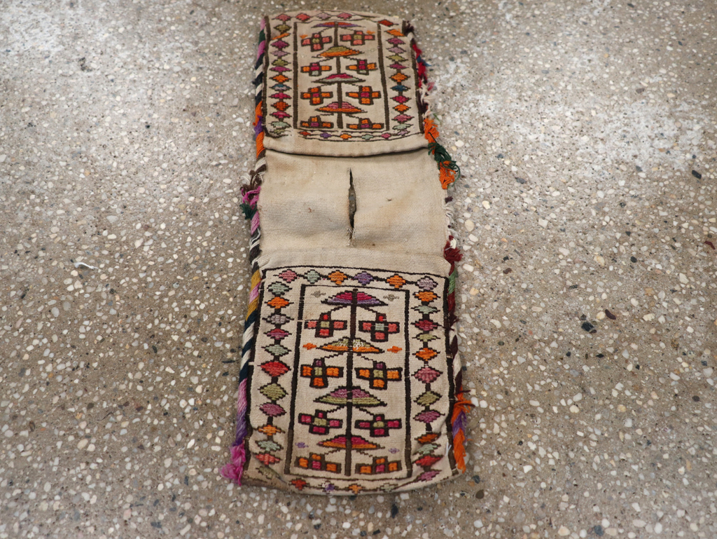 Vintage Persian Saddlebag (Khorjin), No.24357 - Gss