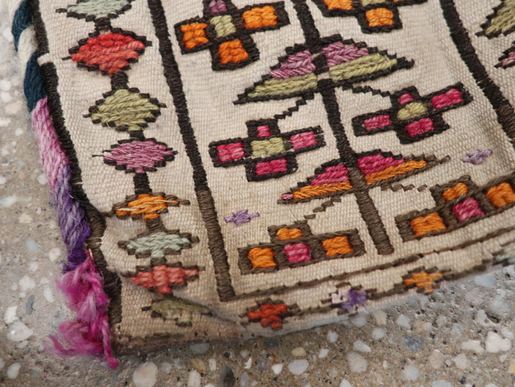 Vintage Persian Saddlebag (Khorjin), No.24357 - Gss