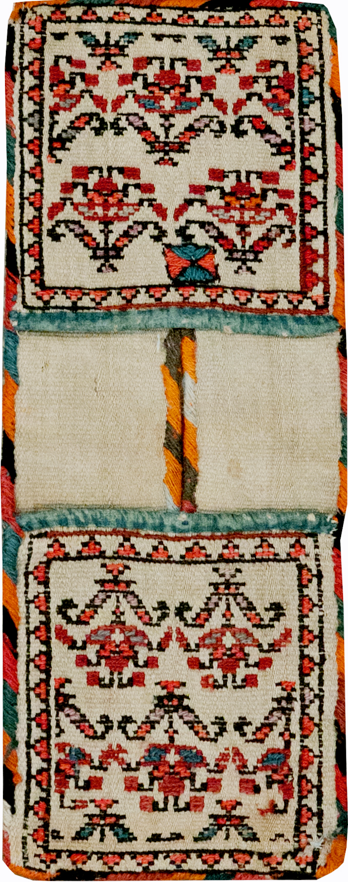 Vintage Persian Kilim Saddlebag (Khorjin), No.24358 - Gss