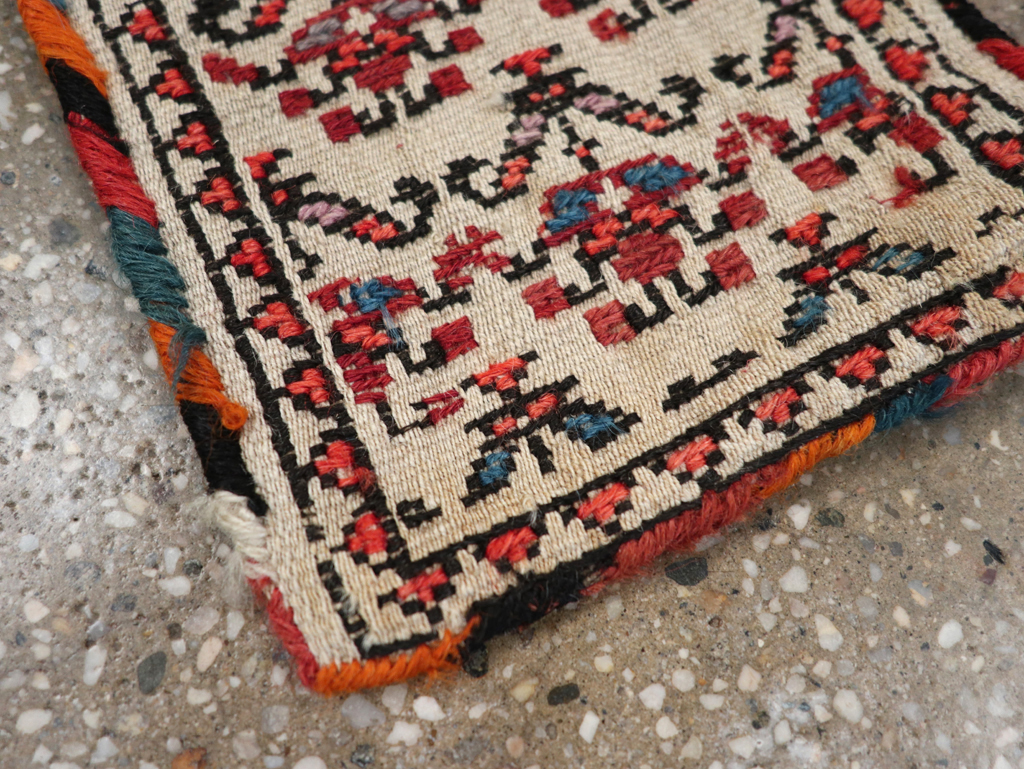 Vintage Persian Kilim Saddlebag (Khorjin), No.24358 - Gss