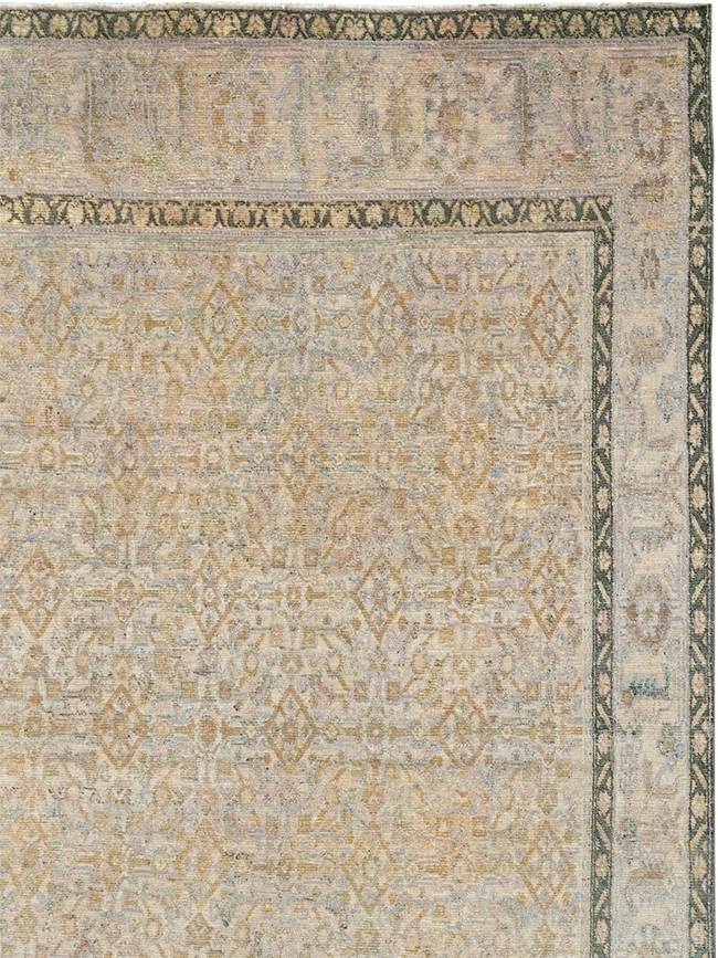 Antique Persian Malayer Oversize Carpet, No.24369 - Gss