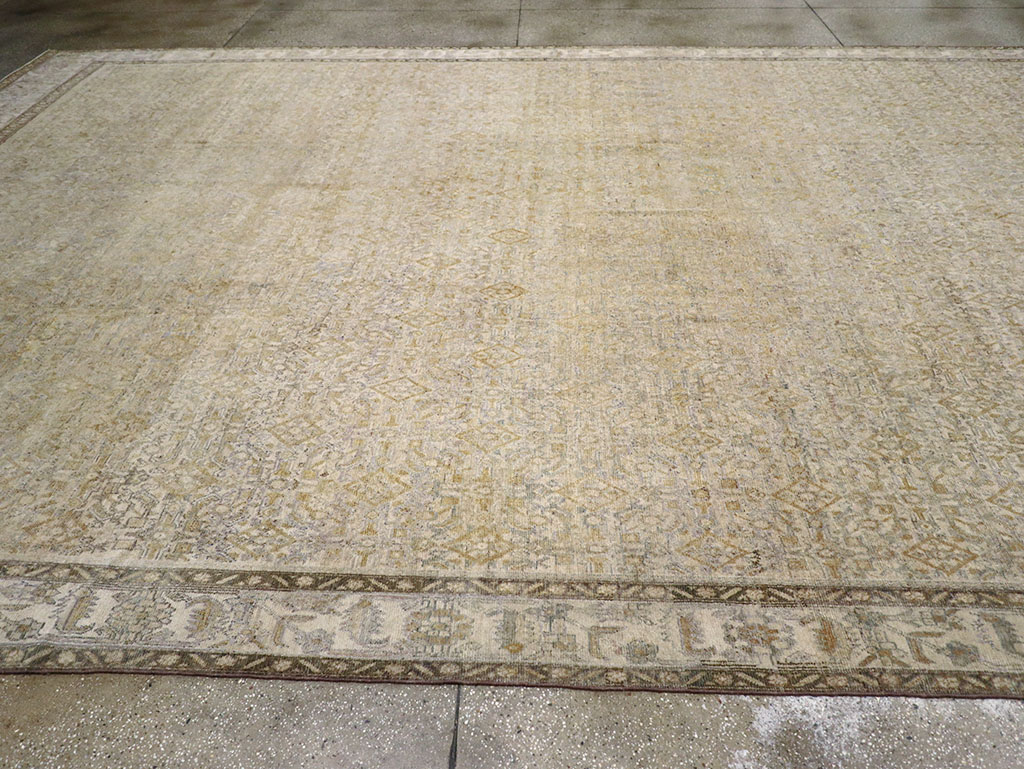 Antique Persian Malayer Oversize Carpet, No.24369 - Gss