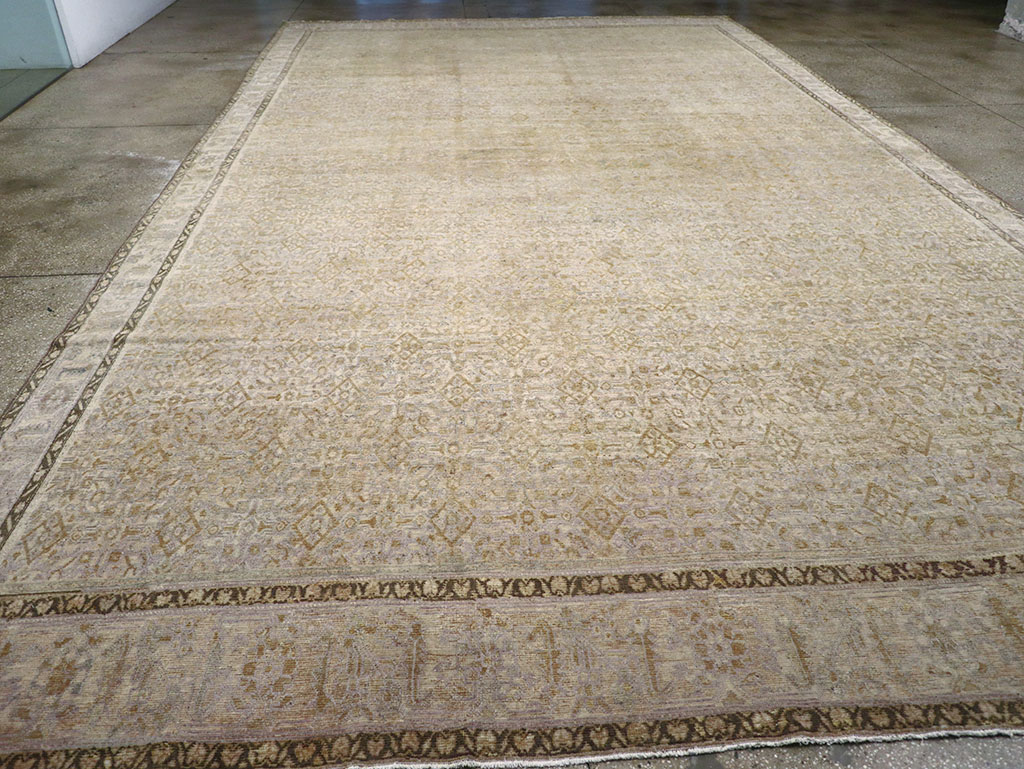 Antique Persian Malayer Oversize Carpet, No.24369 - Gss