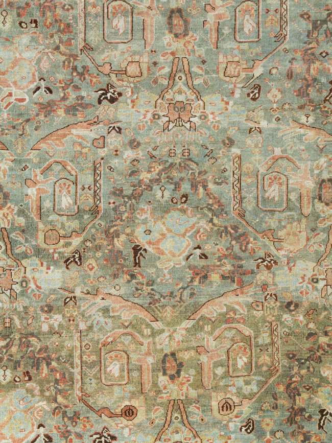Antique Persian Mahal Carpet, No.24372 - Gss