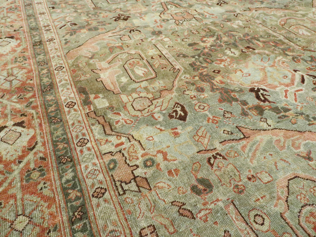 Antique Persian Mahal Carpet, No.24372 - Gss