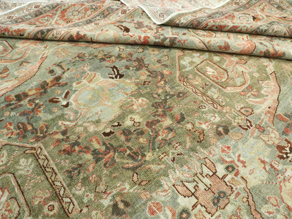 Antique Persian Mahal Carpet, No.24372 - Gss