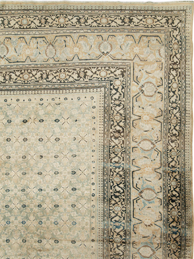 Antique Persian Dorokhsh Oversize Carpet, No.24373 - Gss