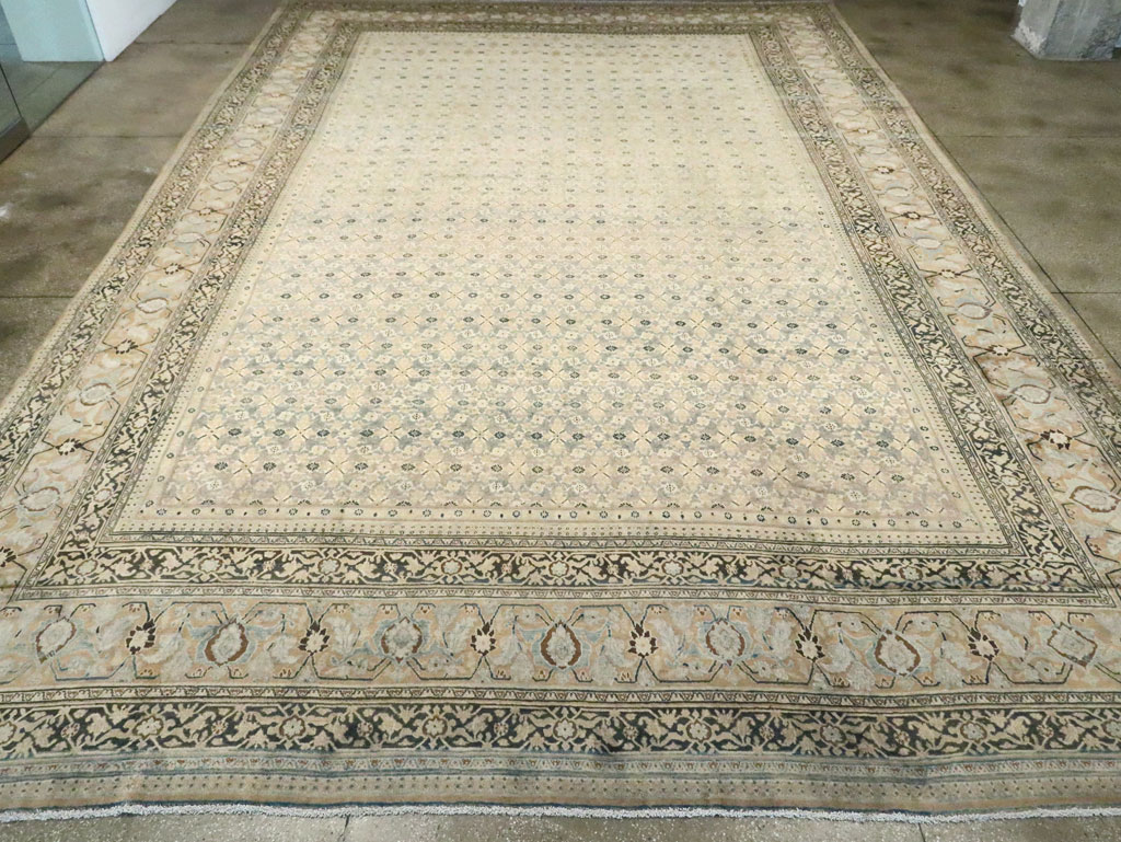 Antique Persian Dorokhsh Oversize Carpet, No.24373 - Gss