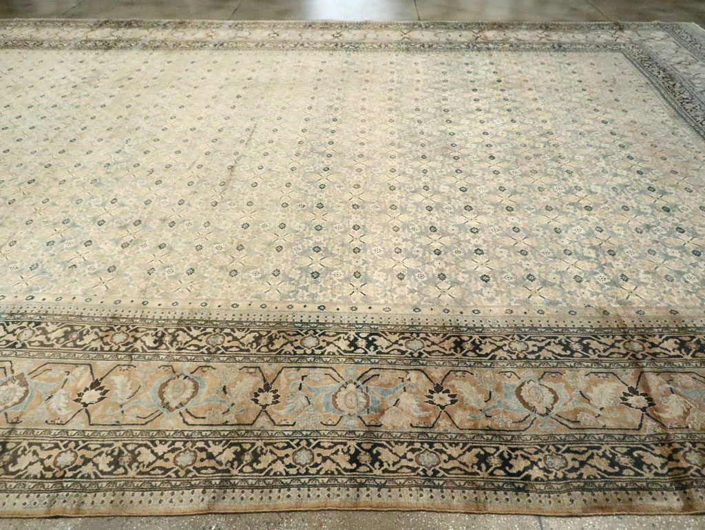 Antique Persian Dorokhsh Oversize Carpet, No.24373 - Gss