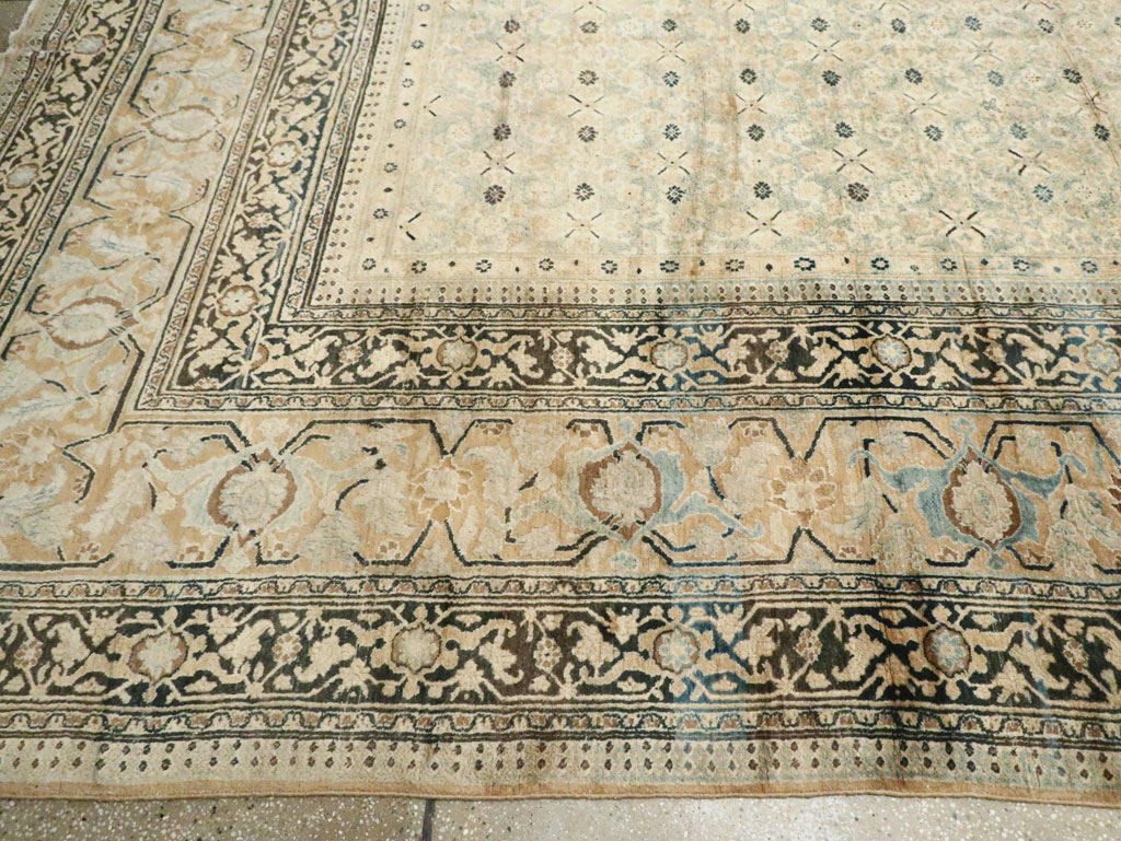 Antique Persian Dorokhsh Oversize Carpet, No.24373 - Gss