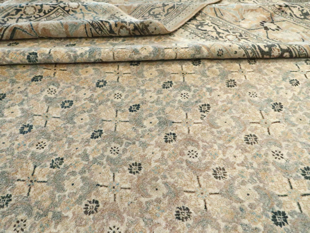 Antique Persian Dorokhsh Oversize Carpet, No.24373 - Gss