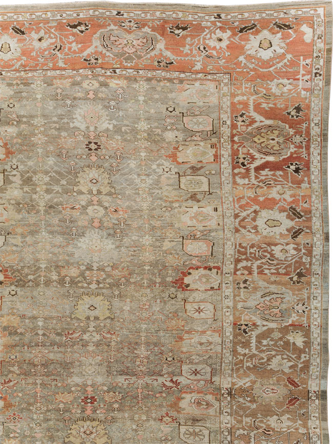 Antique Persian Bidjar Carpet, No.24374 - Gss