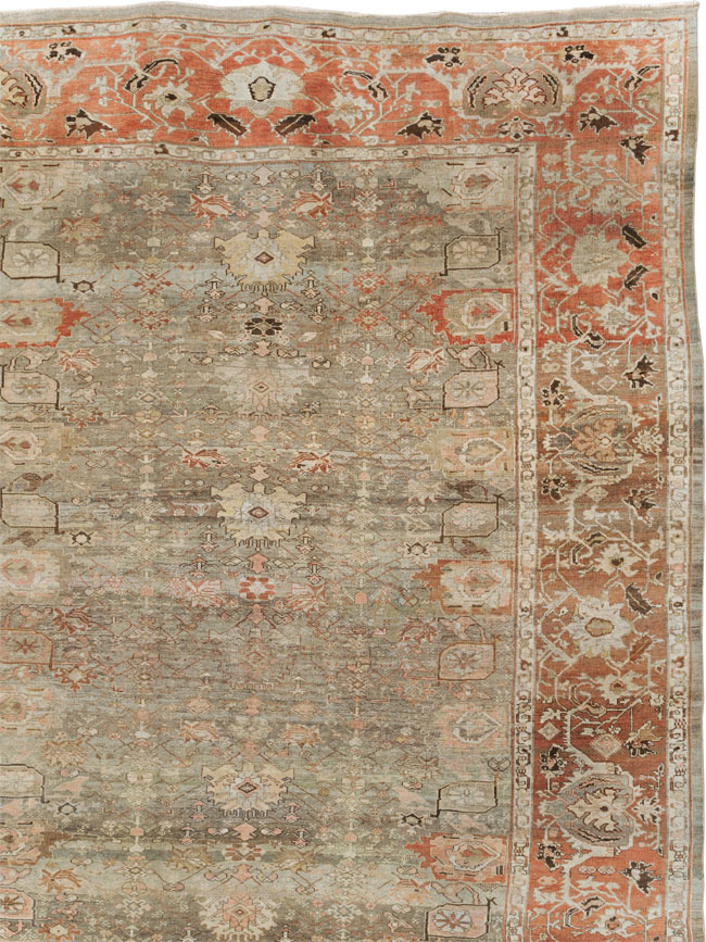 Antique Persian Bidjar Carpet, No.24374 - Gss