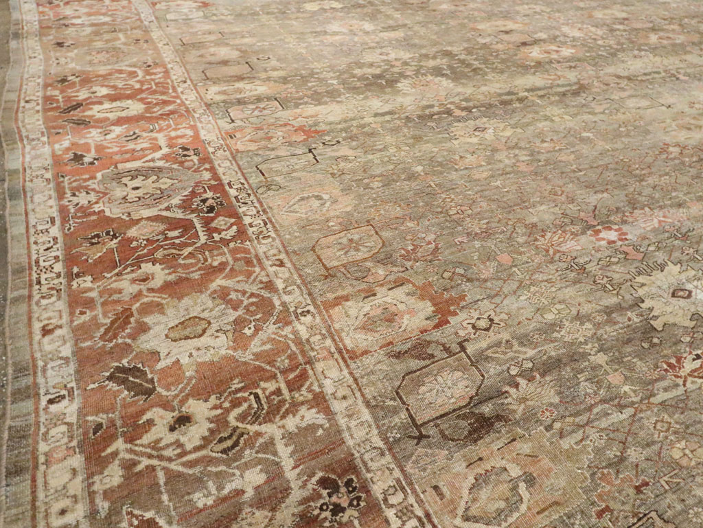 Antique Persian Bidjar Carpet, No.24374 - Gss