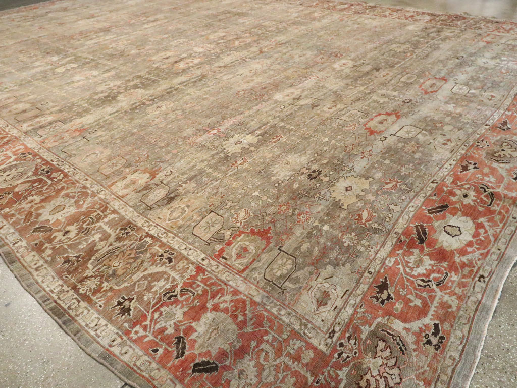 Antique Persian Bidjar Carpet, No.24374 - Gss