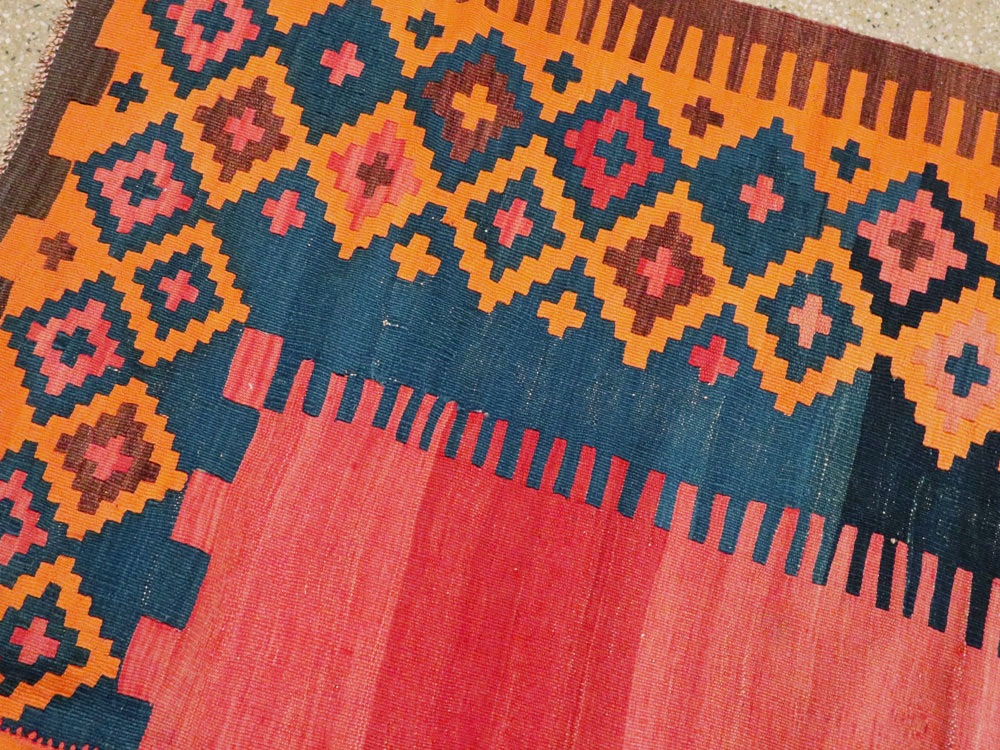 Antique Turkish Flat-weave Kilim, No.24380 - Gss
