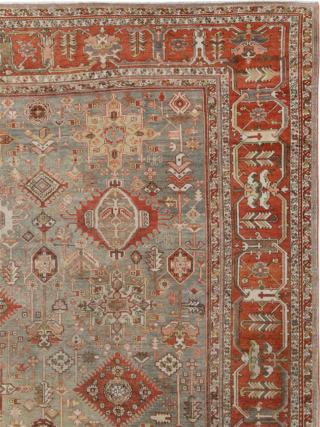 Antique Persian Karajeh Carpet, No.24387 - Gss