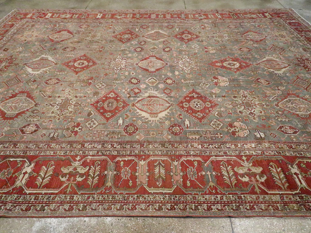 Antique Persian Karajeh Carpet, No.24387 - Gss