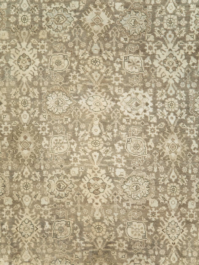 Vintage Persian Tabriz Room Size Carpet, No.24390 - Gss