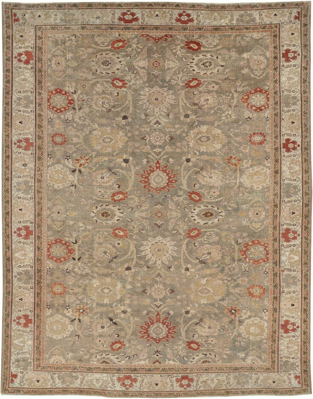 Antique Persian Sultanabad Large Room Size Carpet, No.24399 - Gss