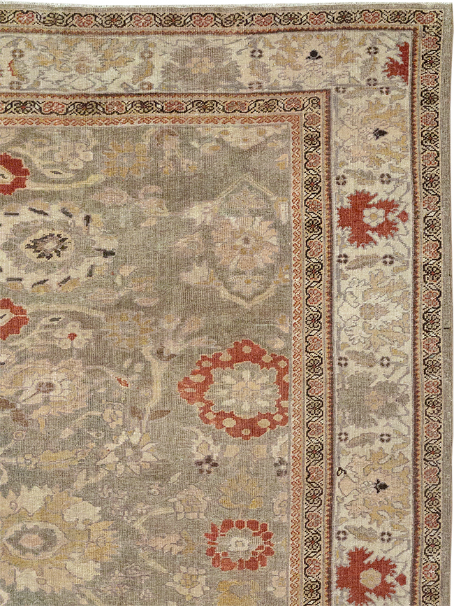 Antique Persian Sultanabad Large Room Size Carpet, No.24399 - Gss
