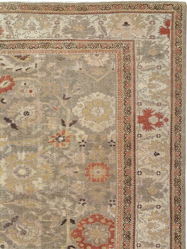 Antique Persian Sultanabad Large Room Size Carpet, No.24399 - Gss