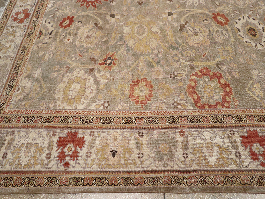 Antique Persian Sultanabad Large Room Size Carpet, No.24399 - Gss