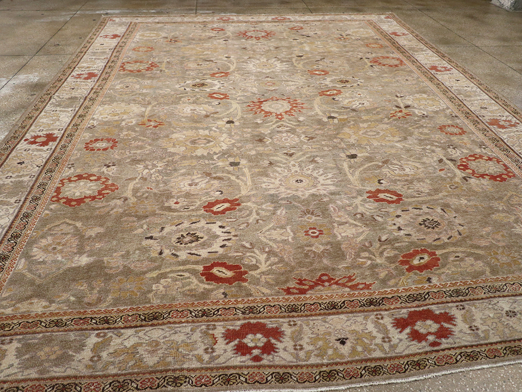 Antique Persian Sultanabad Large Room Size Carpet, No.24399 - Gss