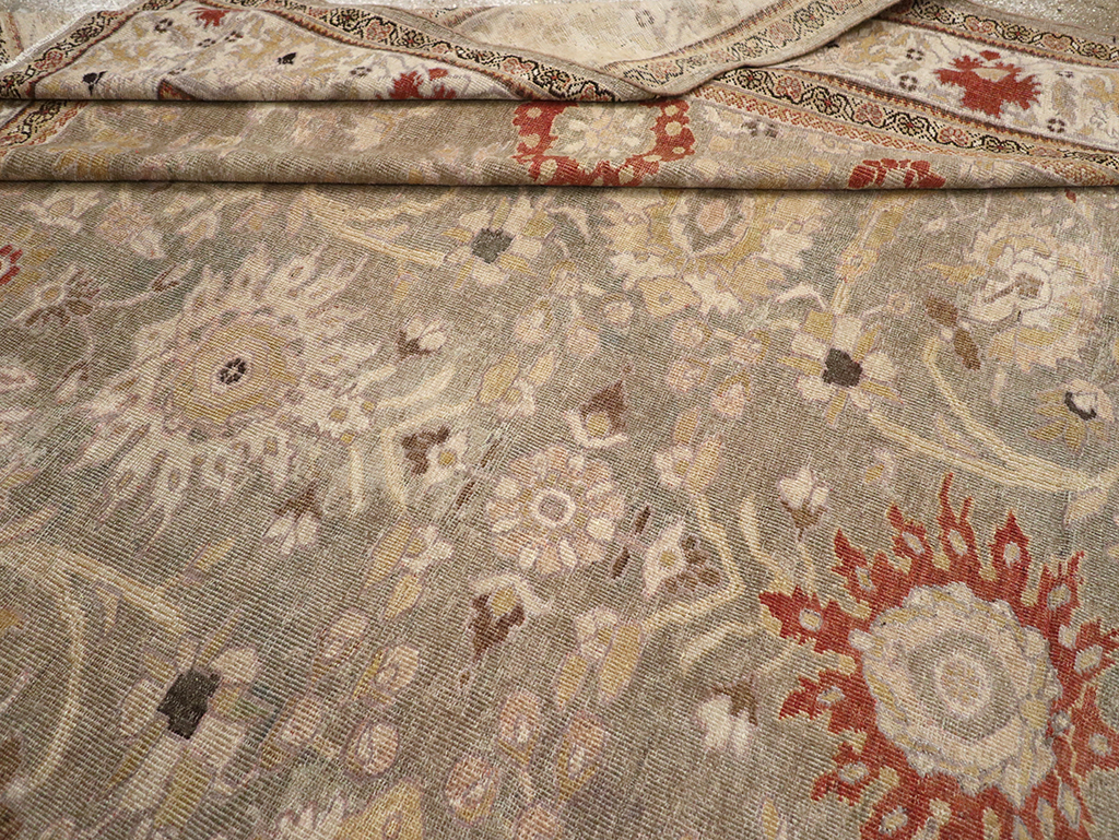 Antique Persian Sultanabad Large Room Size Carpet, No.24399 - Gss