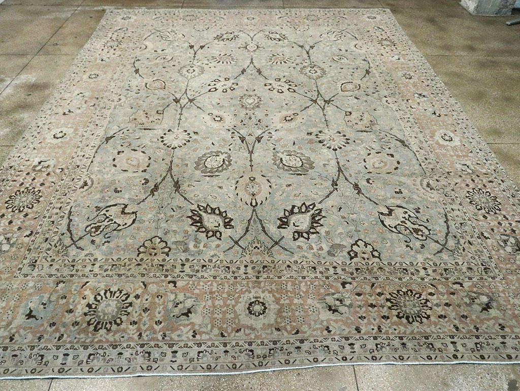 Antique Persian Tabriz Carpet, No.24400 - Gss