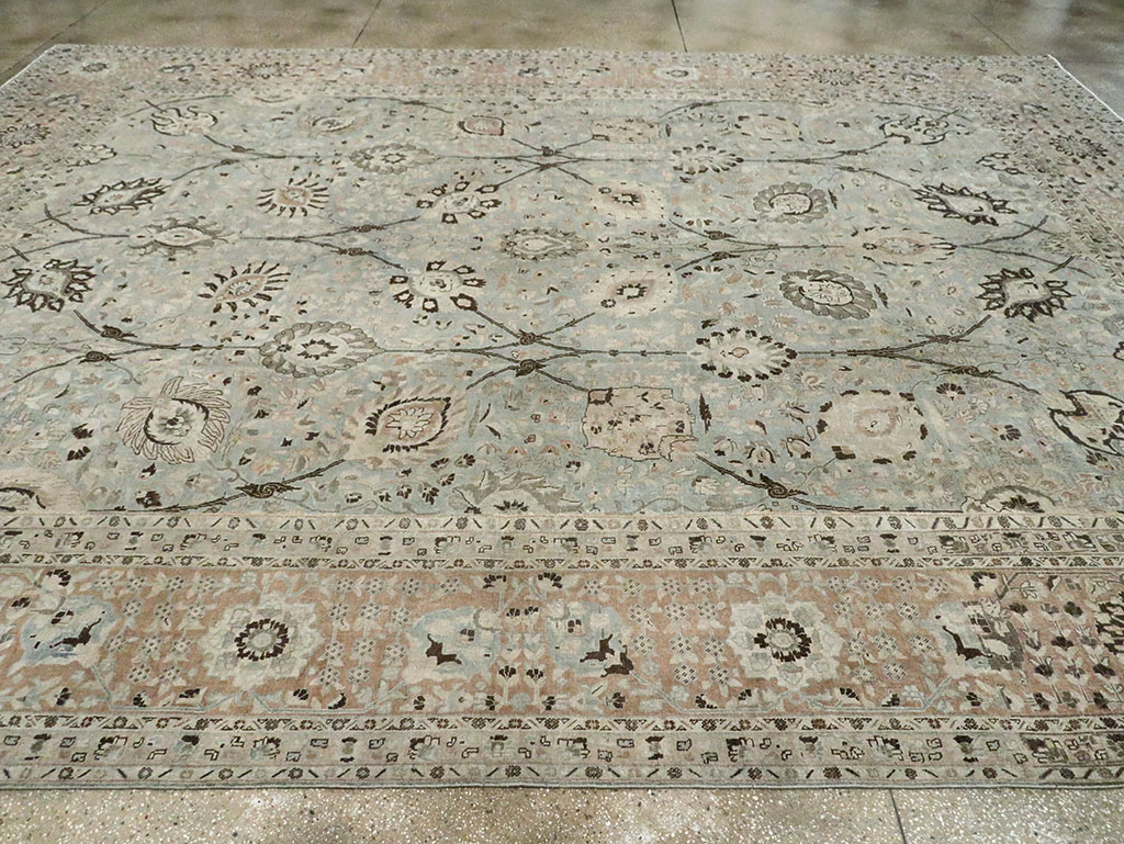 Antique Persian Tabriz Carpet, No.24400 - Gss