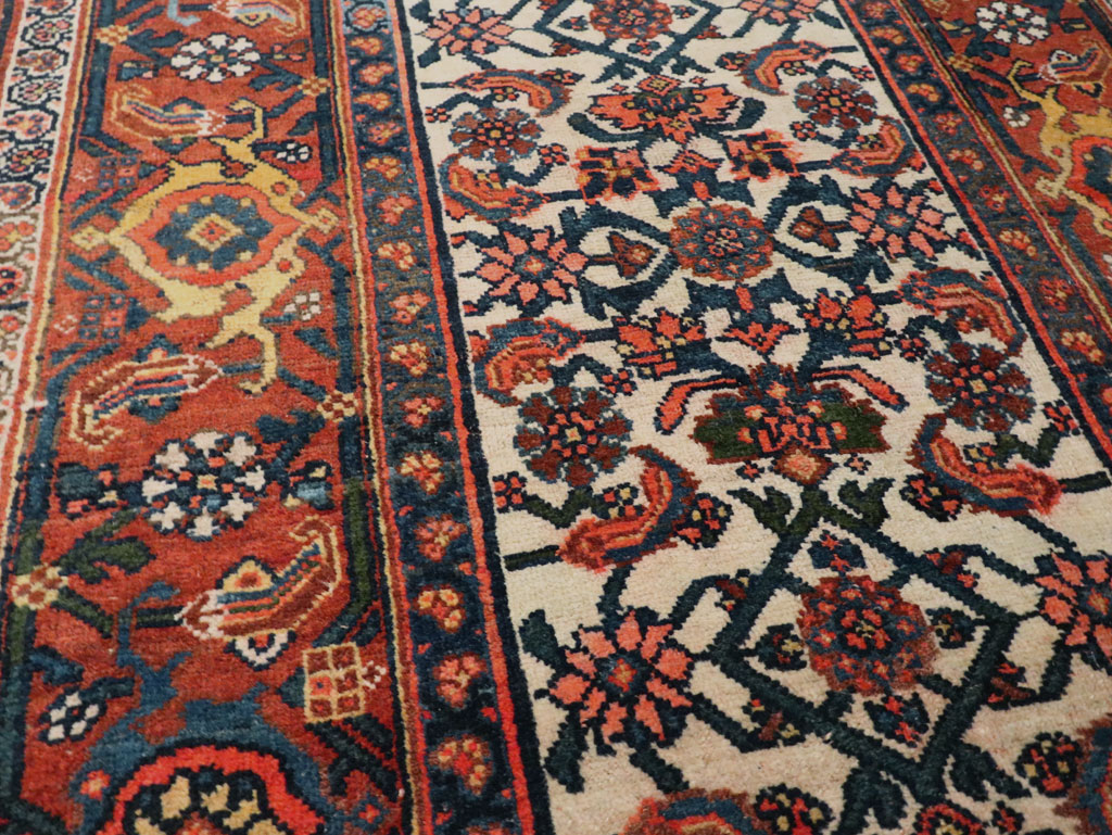 Antique Persian Bidjar Long Runner, No.24402 - Gss
