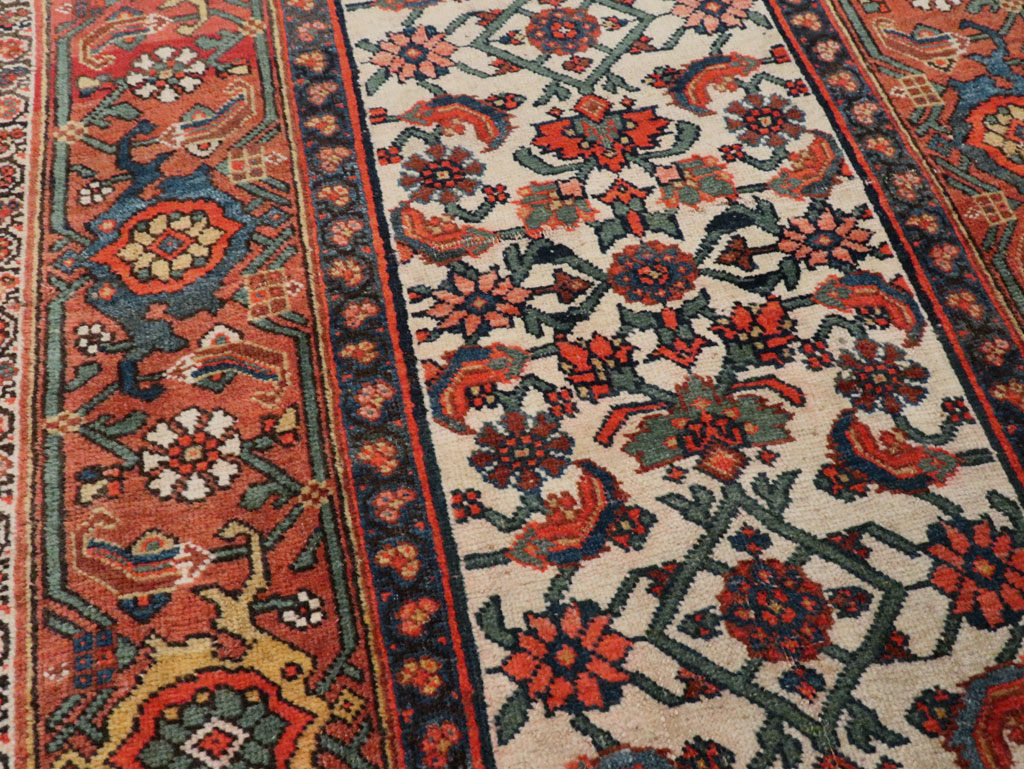 Antique Persian Bidjar Long Runner, No.24402 - Gss