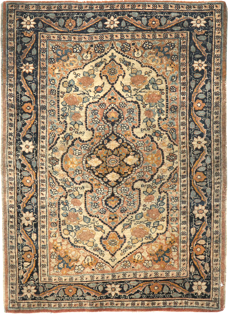 Antique Persian Tabriz Hagi Jilili Rug, No.24404 - Gss