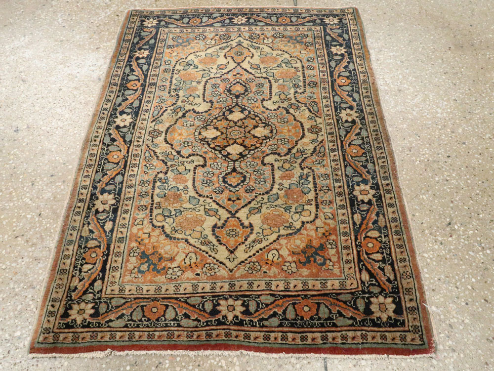 Antique Persian Tabriz Hagi Jilili Rug, No.24404 - Gss