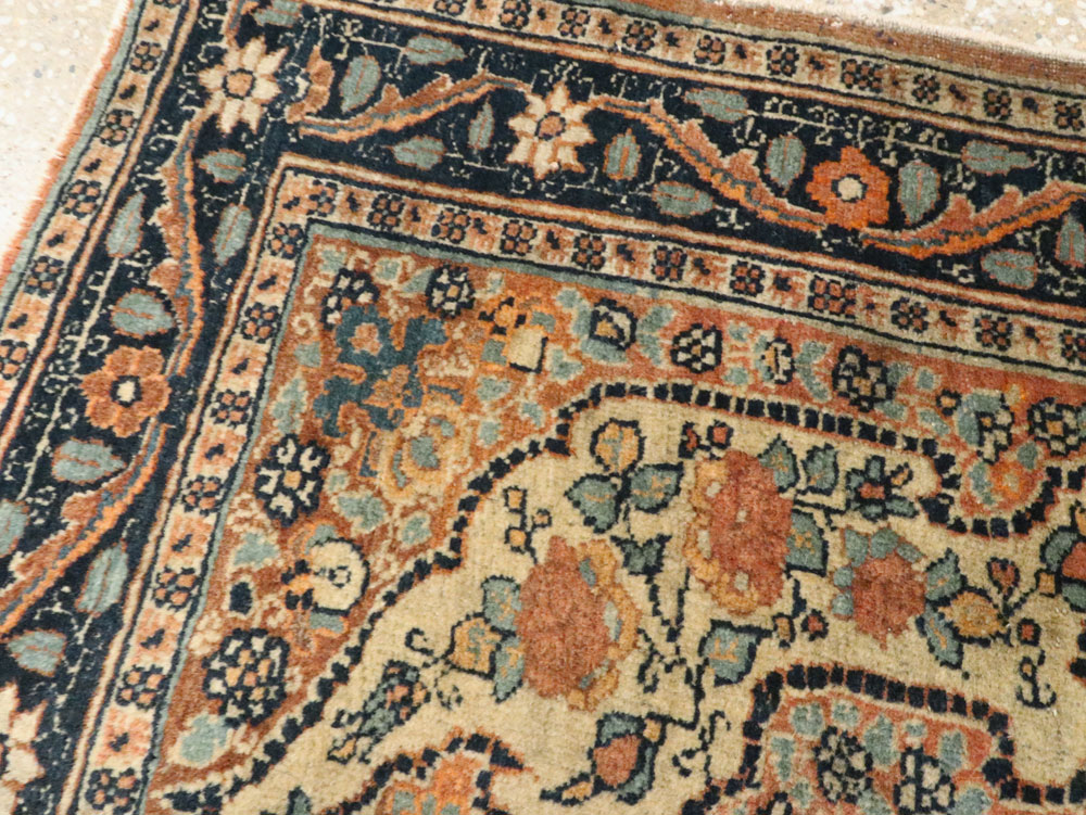Antique Persian Tabriz Hagi Jilili Rug, No.24404 - Gss