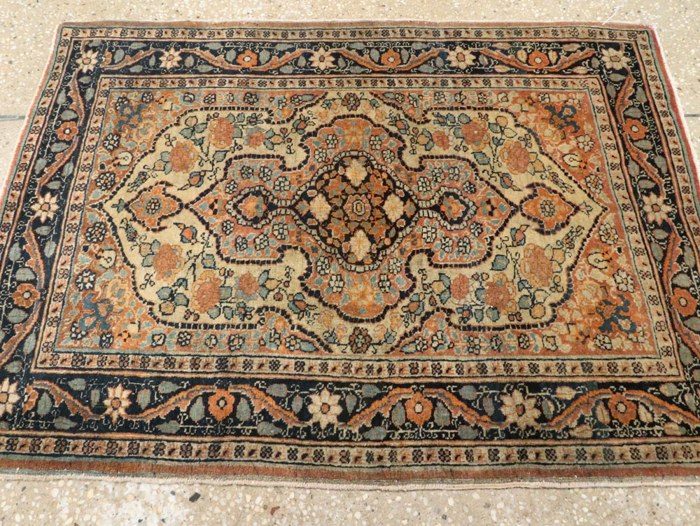 Antique Persian Tabriz Hagi Jilili Rug, No.24404 - Gss