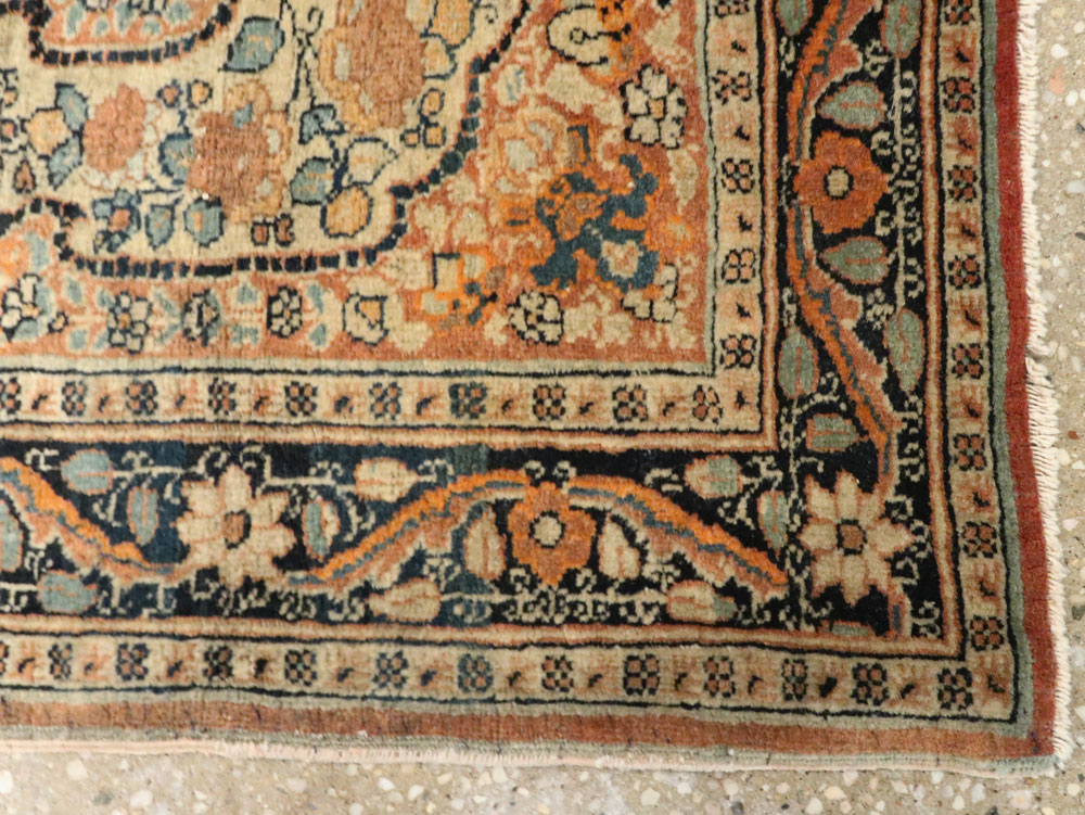Antique Persian Tabriz Hagi Jilili Rug, No.24404 - Gss