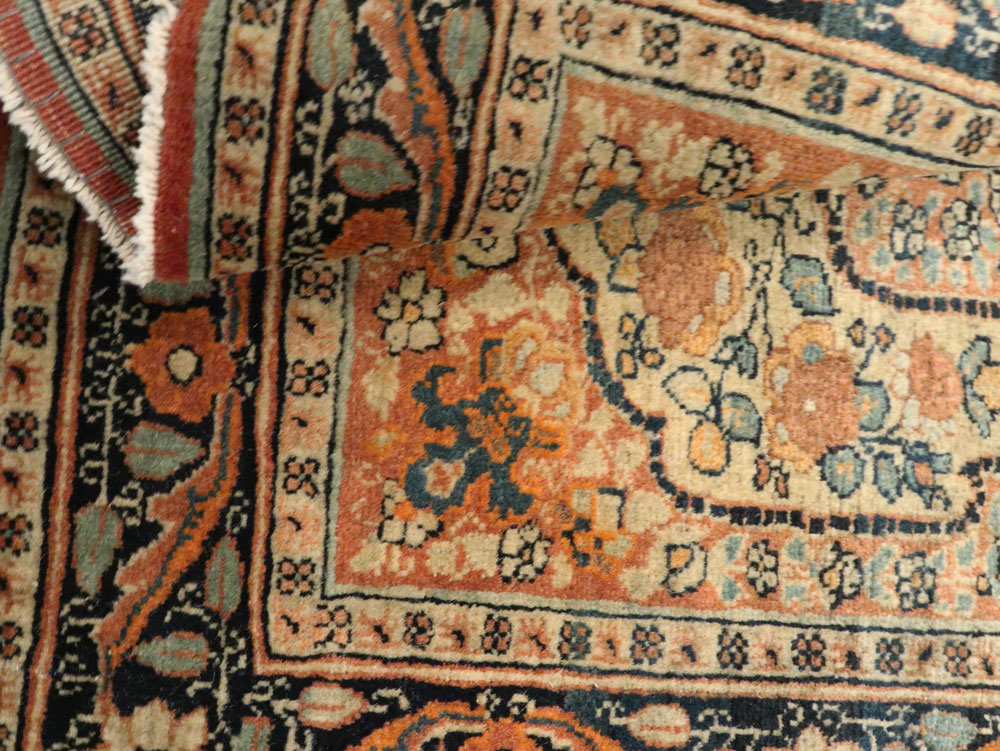 Antique Persian Tabriz Hagi Jilili Rug, No.24404 - Gss