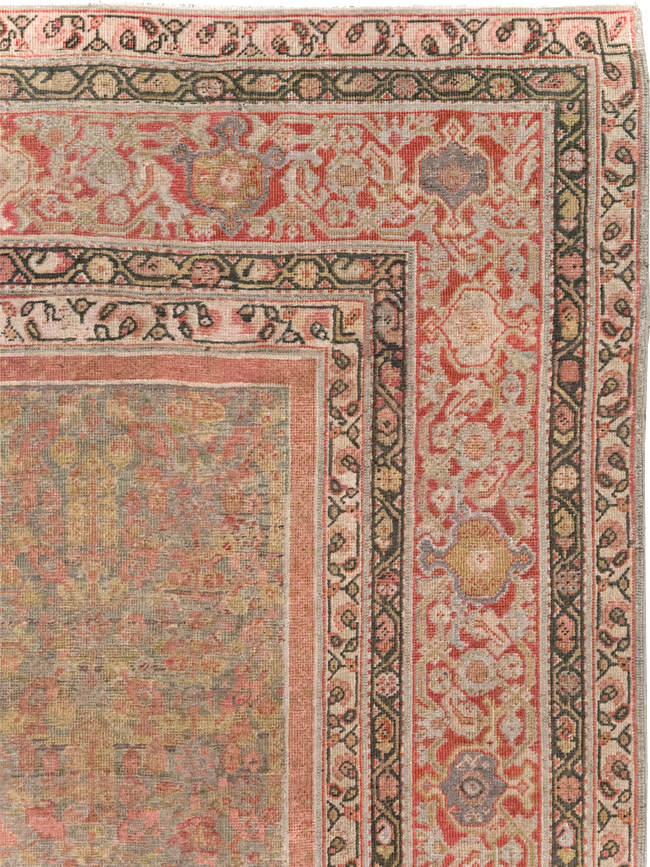 Antique Persian Mahal Gallery Carpet, No.24410 - Gss