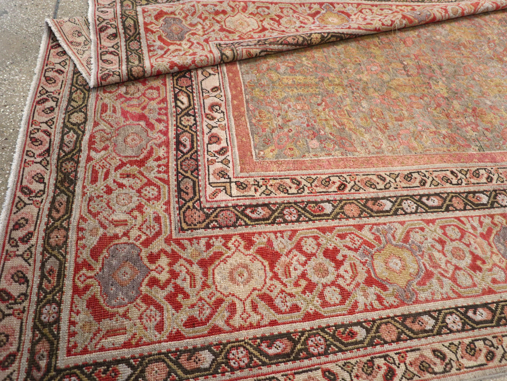 Antique Persian Mahal Gallery Carpet, No.24410 - Gss