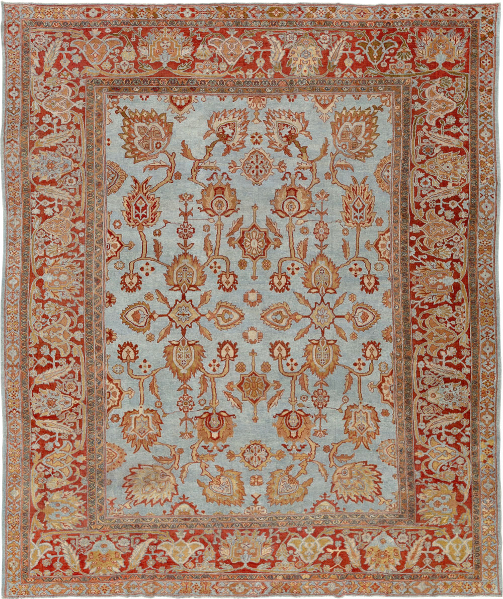 Antique Persian Bibikabad Room Size Carpet, No.24411 - Gss