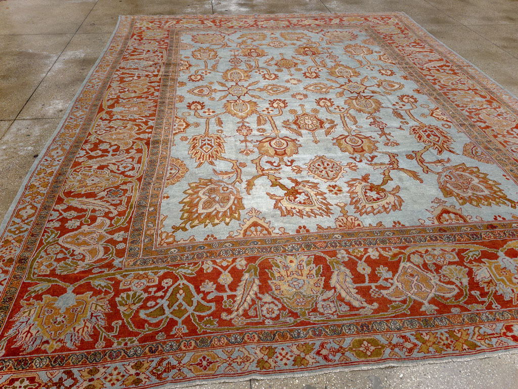 Antique Persian Bibikabad Room Size Carpet, No.24411 - Gss