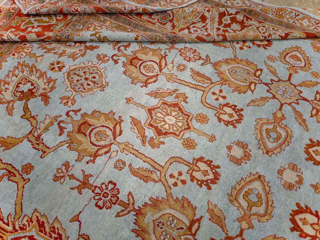Antique Persian Bibikabad Room Size Carpet, No.24411 - Gss