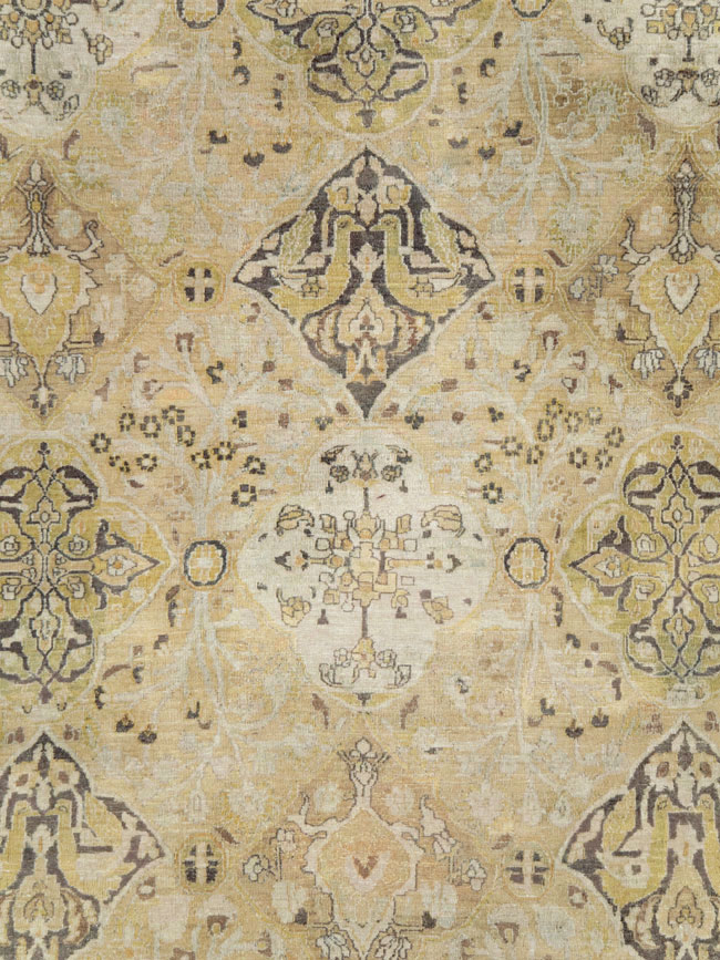 Antique Persian Dorokhsh Carpet, No.24413 - Gss