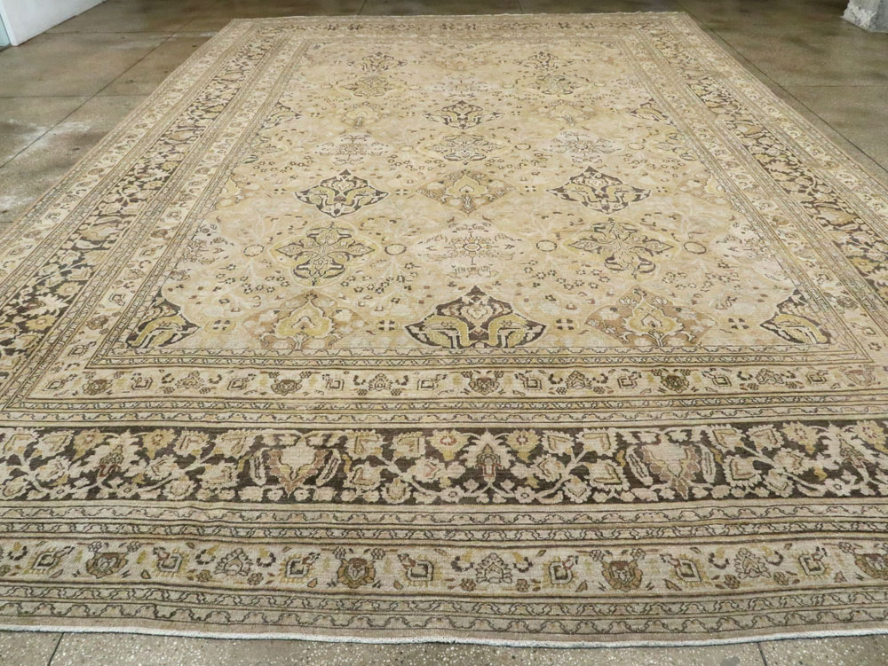 Antique Persian Dorokhsh Carpet, No.24413 - Gss